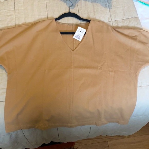 Wool Flannel V-Neck sweater. NWOT - Picture 7 of 7